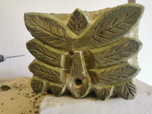 Unique green man - man, real