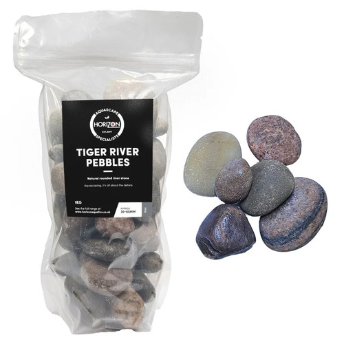 Tiger river pebbles small - river,