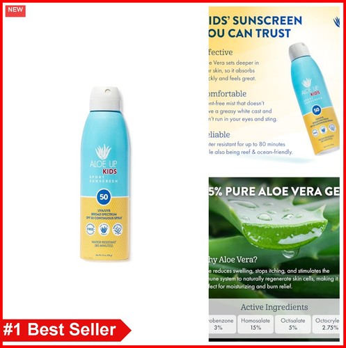 Kids sport sunscreen spray spf - spray,