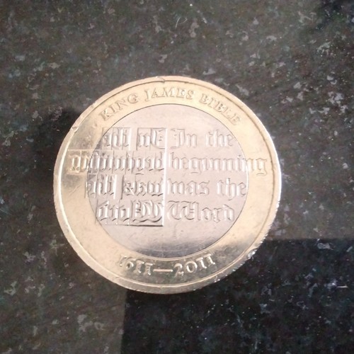 2011 king james bible - 2011, coin