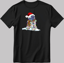 Star Wars R2D2 Santa hat Christmas Men's / Women's T Shirt KA88
