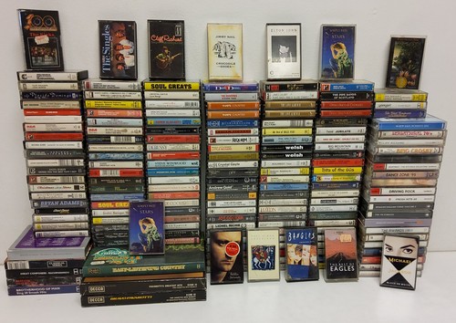 173 music cassette tapes - music,