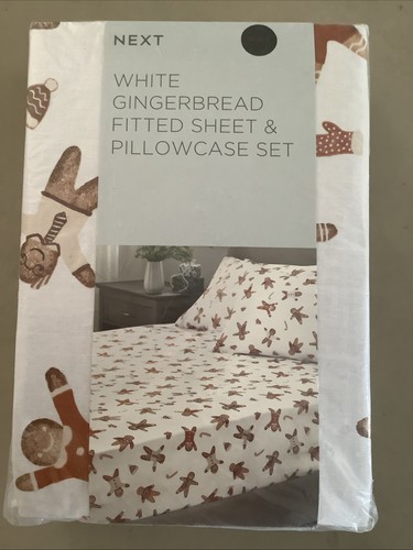Next white gingerbread fitted - white,