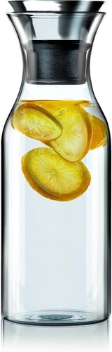 Glass water fridge - glass, lid