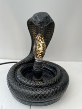Vintage Black Resin Cobra