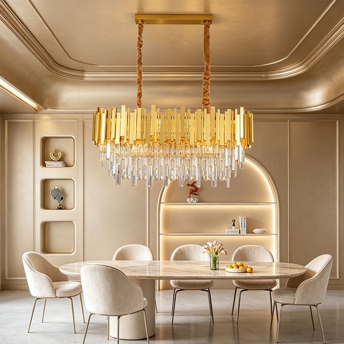 Modern crystal chandelier - crystal,