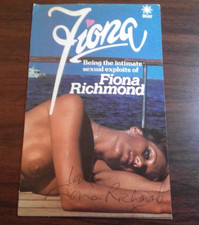Fiona Richmond Hand Signed