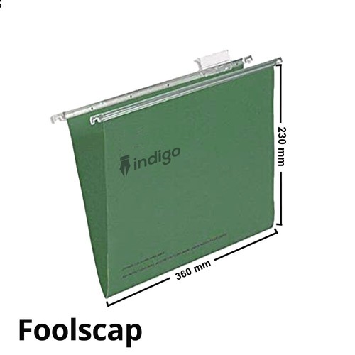 50x foolscap green hanging - 50x,