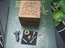 Mini Witches Altar Set in Box - Wand, Athame, Pentagram, Chalice, Goddess