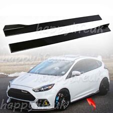 78.7" Car Side Skirts Extension Splitter For Ford Focus MK1 MK2 MK3 RS ST 200cm