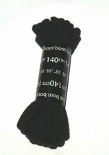 Round Cord Shoe Laces Black