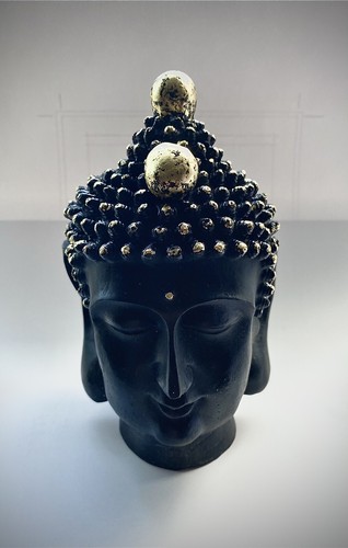 Thai buddha head - buddha, distressed
