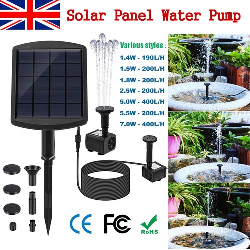 Solar panel powered water - solar,