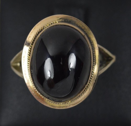 Victorian garnet cabochon and - victorian,