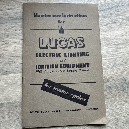 Vintage lucas motorcycles - lucas,
