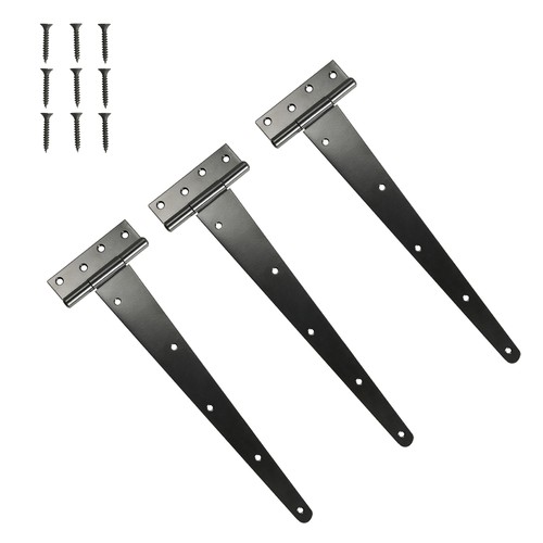 Heavy duty tee hinges black - hinges,