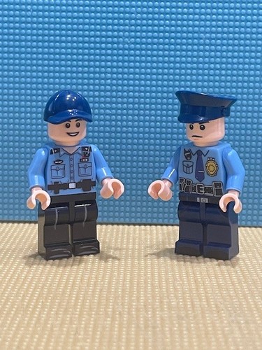 Two police figures - two,