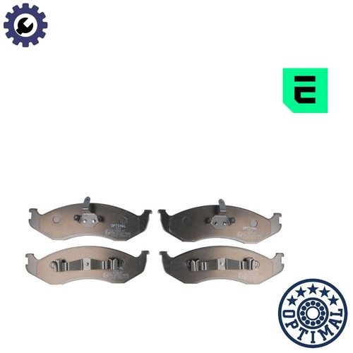 Brake pad set disc - set,
