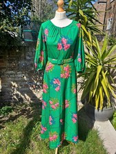 Vintage 70s Floral Maxi Dress