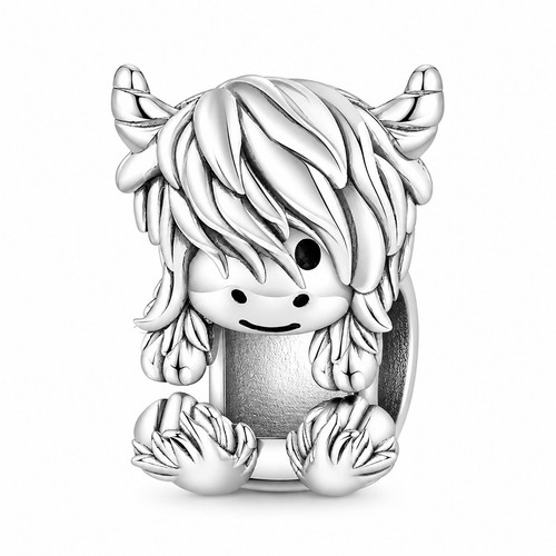 S925 scottish highland cow - scottish,