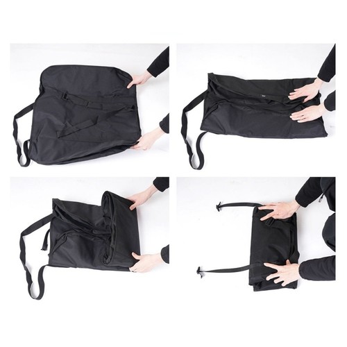 Folding bike travel bag black - bike,