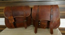 Motorcycle Side Pouch Brown