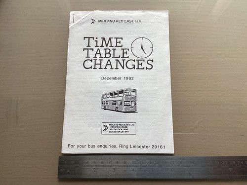 Midland red east nbc timetable - midland,