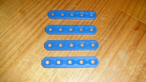 Meccano four plastic strip - plastic, 5