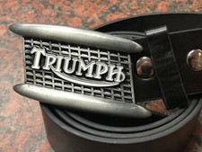 Triumph motorcycle logo buckle - motorcycle,