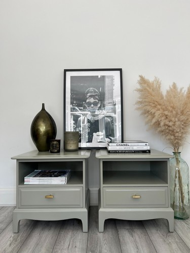 Stag minstrel bedside tables - minstrel,