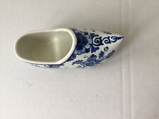 Vintage 1963  The Original Blue Royal Delft Hand Painted Clog
