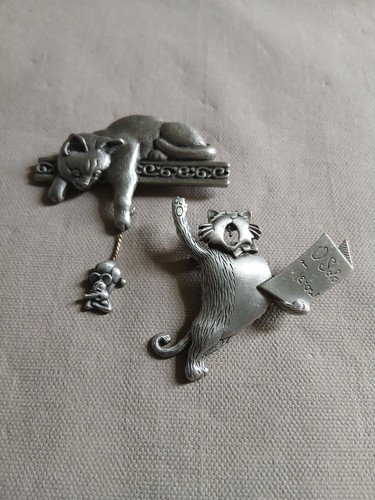 Two pewter jonette vintage - jonette,