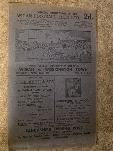 Wigan workington town rugby - workington,