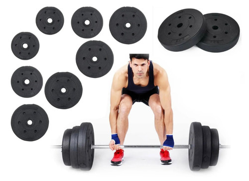 Weight plates set 5kg 10kg - set,