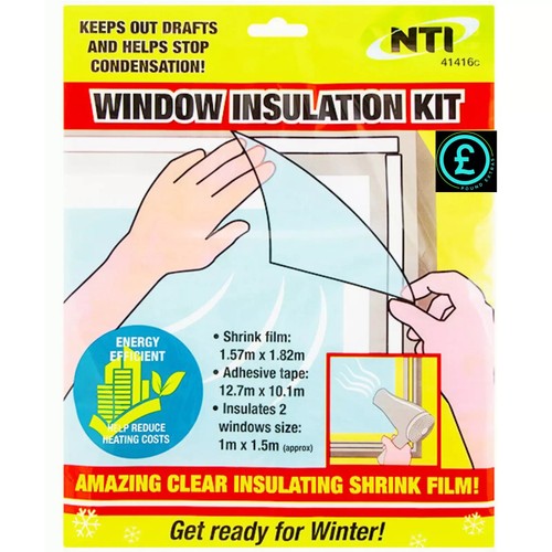 Window insulation kit shrink - window,