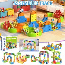 Children's Magnetic Track Toy Set Electric Train Magic Flexible Track Car 49-168