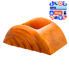 Carvacraft Dickinson Vintage Stamp Wetter Holder Amber Phenolic Catalin Bakelite