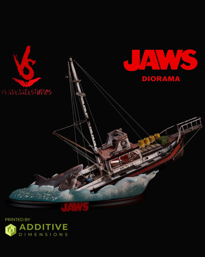 Jaws diorama vs3d fan - diorama, art