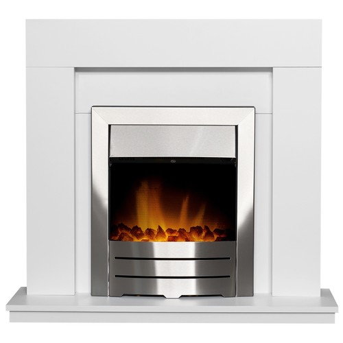 Adam malmo fireplace white - malmo,