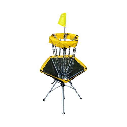 Portable disc golf basket - golf,