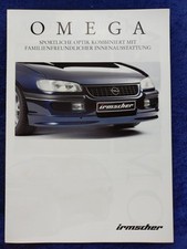 Irmscher Opel Omega B Accessories Brochure 8.1996