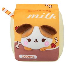 Dog Milk Box Soft Toy Cute