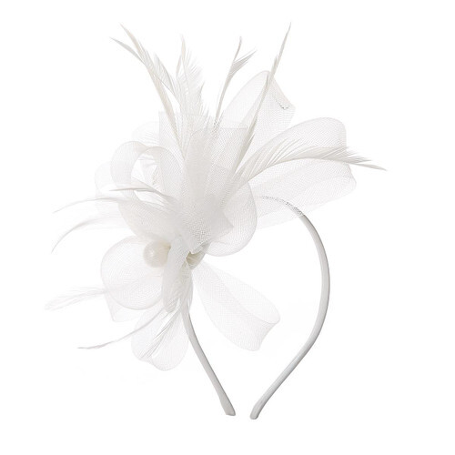 Women flower feathers pearl - women,