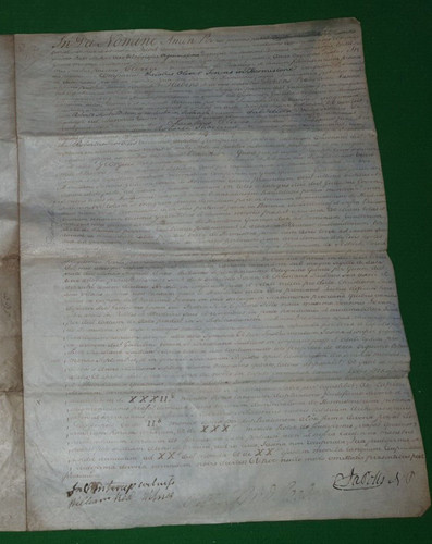 1796 vellum indenture - 1796,