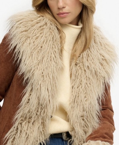 Tan afghan penny lane - tan, 1970's