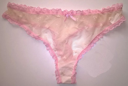 Sexy sheer cream - cream, frilly