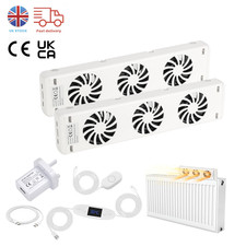 Low Power Radiator Fan - Saves Energy & Improves Radiator Heat Output