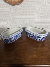 Two Vintage Chinese Blue &
