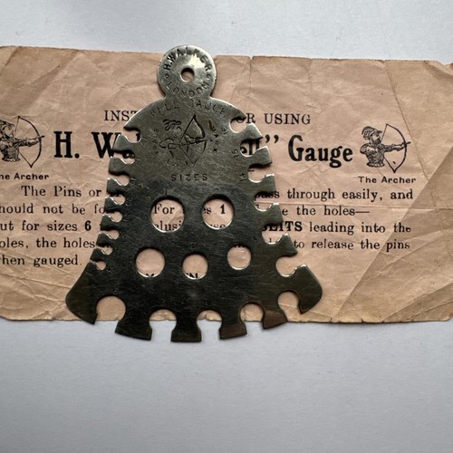 Vintage knitting needle - vintage, gauge