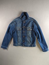 Wrangler Mens Vintage Blue Denim Jacket Size L